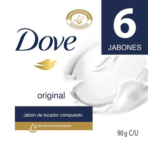 Jabón DOVE Original Barra x6und (540 gr)