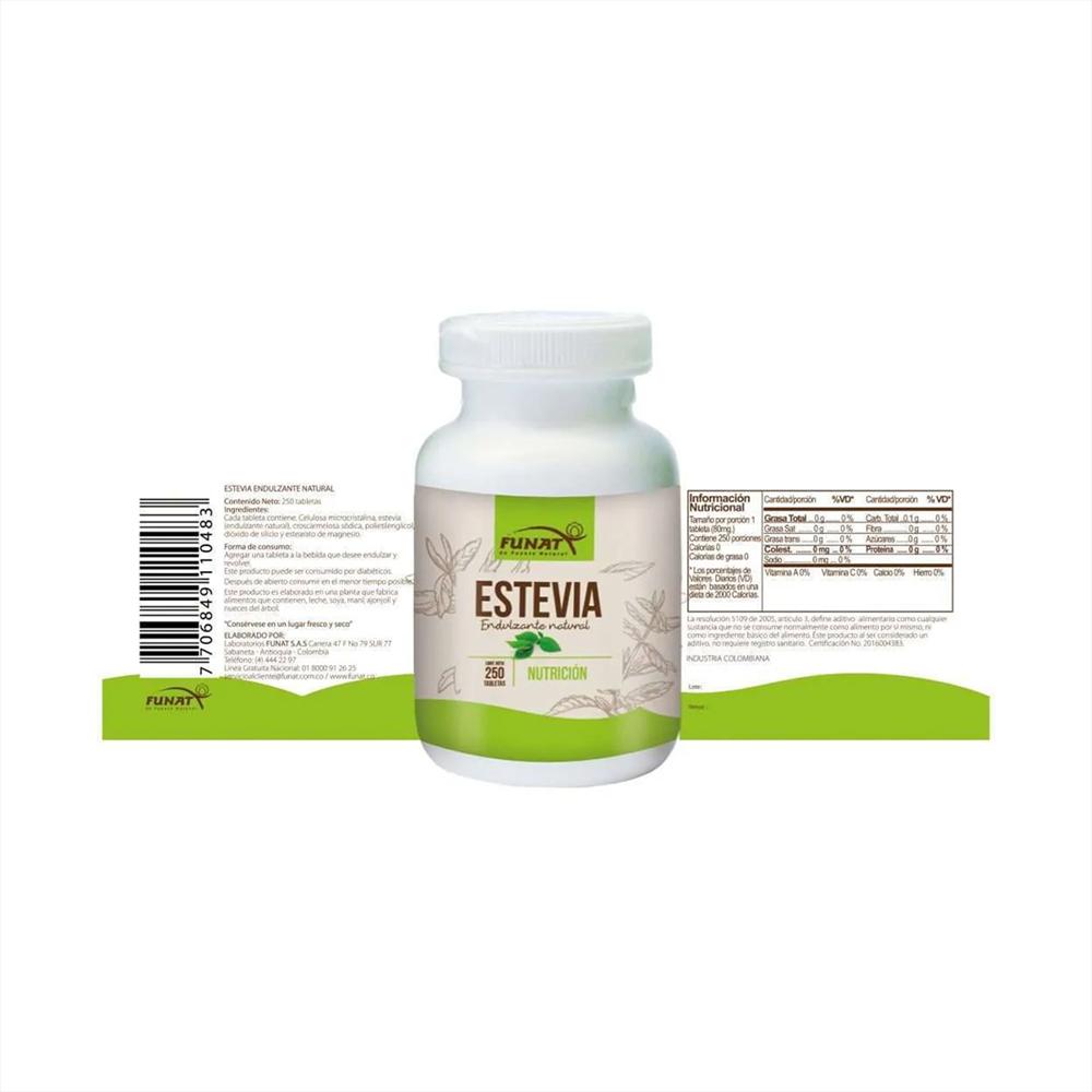 Estevia 250 Tabletas img #2