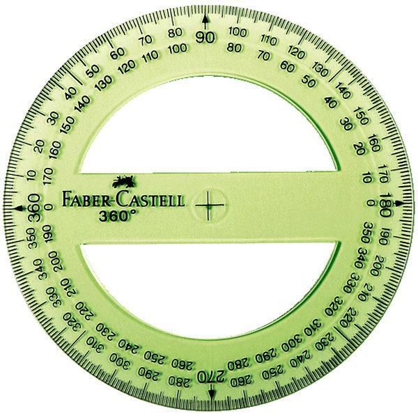 Transportador 360 Grados FABER CASTELL img #1