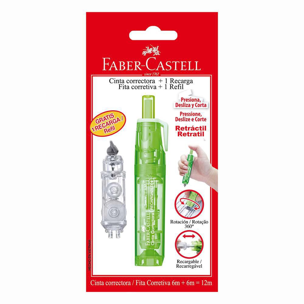 Cinta Correctora Retractil Mas R FABER CASTELL img #1