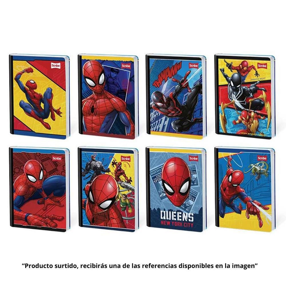 Cuaderno Spiderman Cuadriculado 100 hojas Cosido SCRIBE img #1