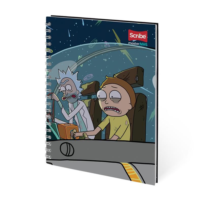 Cuaderno  Rayado 80 hojas Argollado tapa dura SCRIBE img #2