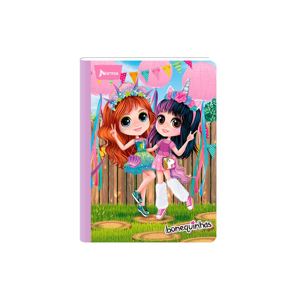 Cuaderno Bonequinhas Dolls Mediano Cuadriculado 50 hojas Cosido CUADERNOS NORMA img #6