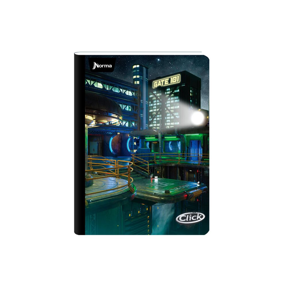 Cuaderno Click Mediano Cuadriculado 100 hojas Cosido CUADERNOS NORMA img #6