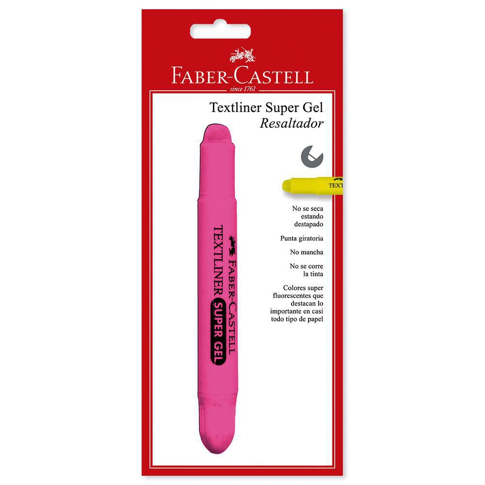 RESALTADOR GEL ROSADO FABER CASTELL img #1