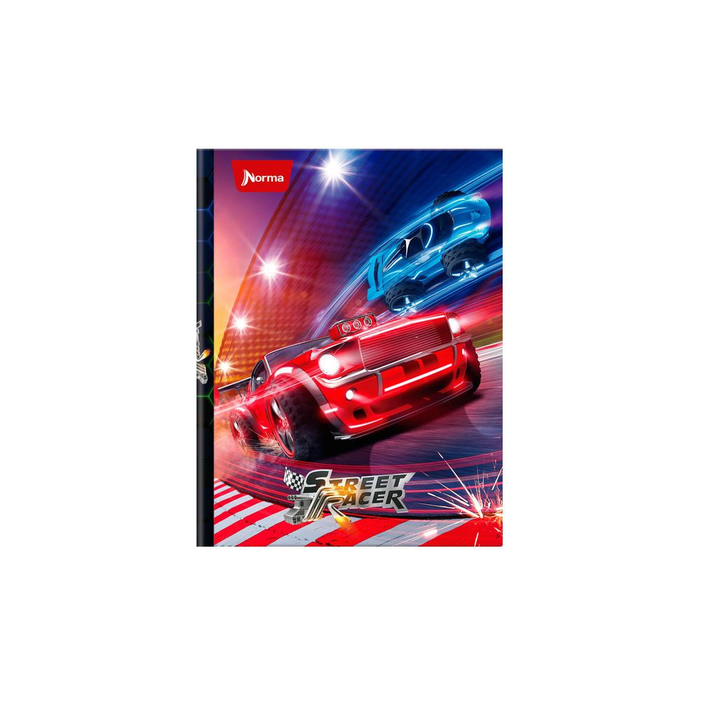Cuaderno Street Racer Mediano Rayado 100 hojas Cosido CUADERNOS NORMA img #1