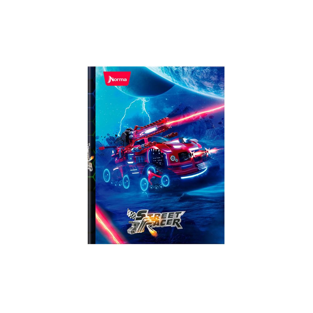 Cuaderno Street Racer Mediano Rayado 100 hojas Cosido CUADERNOS NORMA img #3