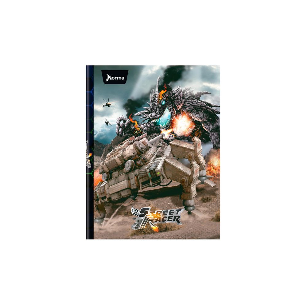 Cuaderno Street Racer Mediano Rayado 100 hojas Cosido CUADERNOS NORMA img #4