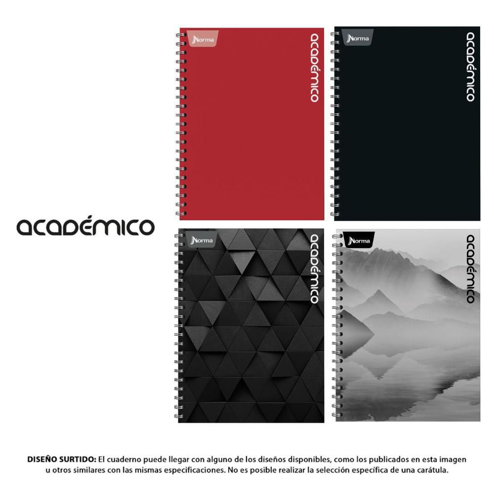 Cuaderno Academico Masculino Grande 7Materia Cuadriculado 180 hojas Argollado CUADERNOS NORMA img #1
