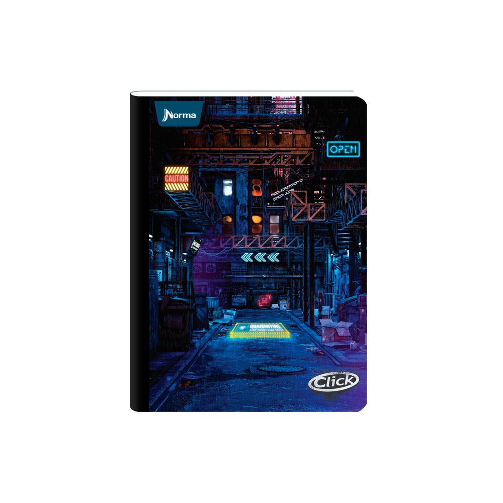 Cuaderno Click Mediano Rayado 100 hojas Cosido CUADERNOS NORMA img #3