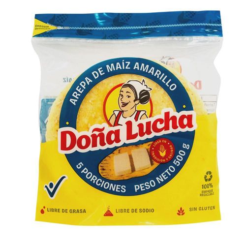 Arepa Tela DONA LUCHA Amarilla (500  gr)