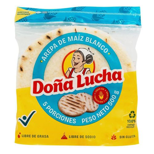 Arepa Tela DONA LUCHA Blanca (500  gr)