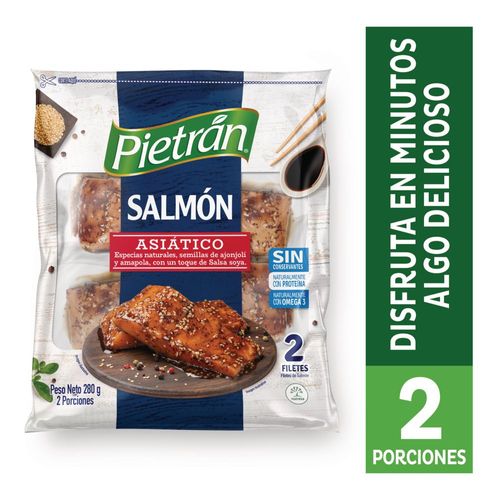 Filete de salmón PIETRAN asiático x2und (280  gr)