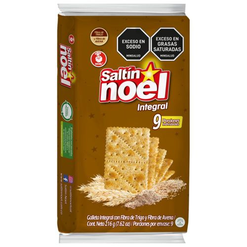 Galletas SALTIN NOEL Doble fibra x9 tacos (216  gr)