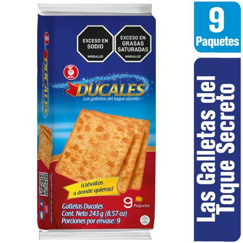 Galletas DUCALES x9 paquetes (243  gr)