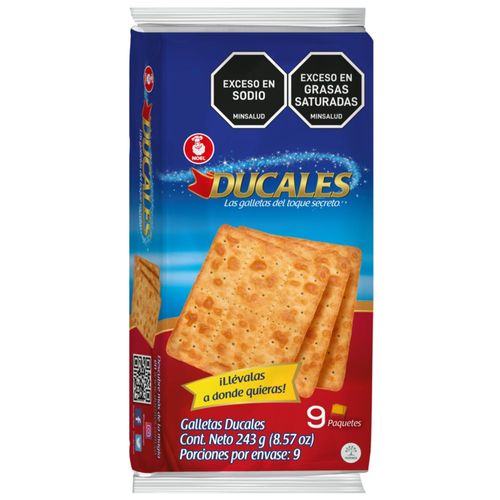 Galletas DUCALES x9 paquetes (243  gr)