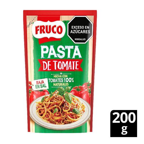 Pasta De Tomate FRUCO Doy Pack Baja En Sal (200  gr)