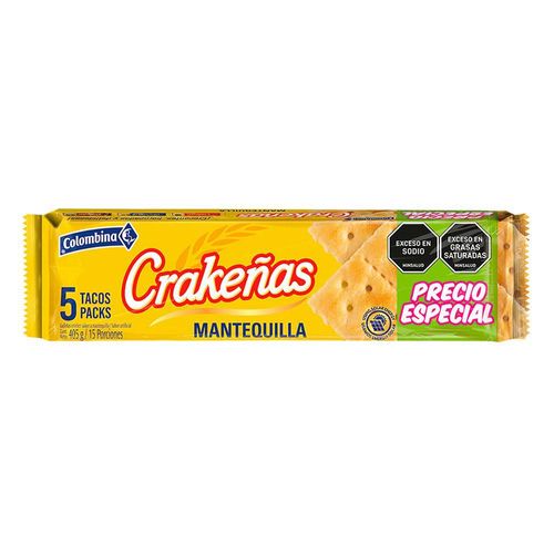 Galletas CRAKENAS mantequilla  (405  gr)