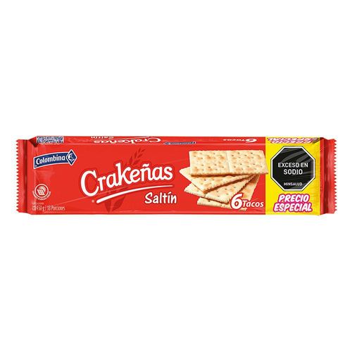 Galletas CRAKENAS Saltín Precio Especial (450  gr)