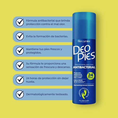 Talco DEO PIES  (260  ml)