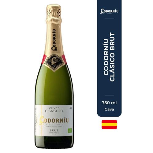 Vino Espumoso CODORNIU Clásico Brut Orgánico  (750  ml)