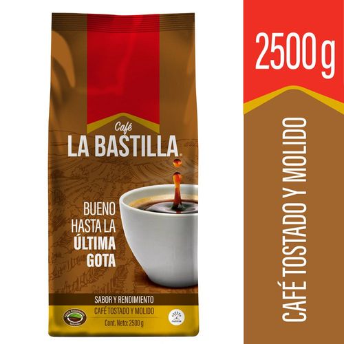 Café LA BASTILLA tostado y molido (2500  gr)