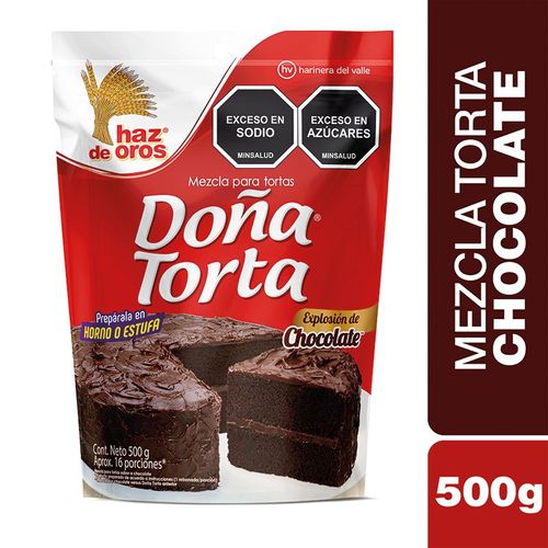 Mezcla para torta DONA TORTA chocolate (500  gr)