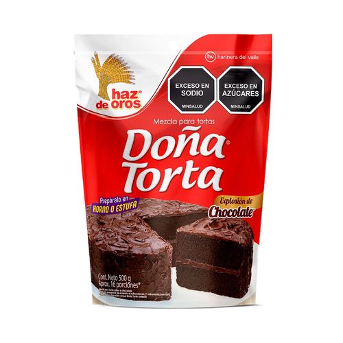 Mezcla para torta DONA TORTA chocolate (500  gr)