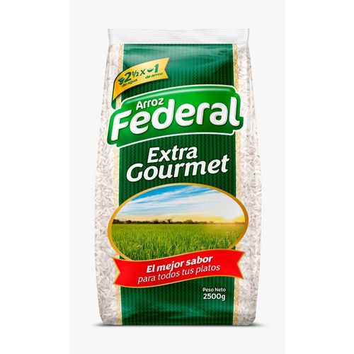 Arroz FEDERAL Premium extra gourmet (2500  gr)