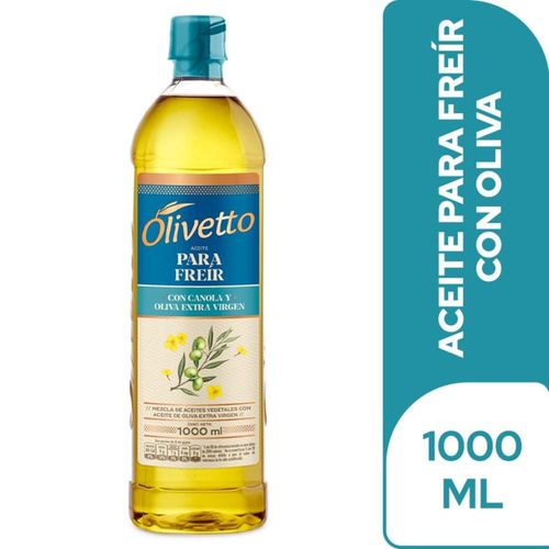 Aceite OLIVETTO para freír con canola y oliva (1000  ml)