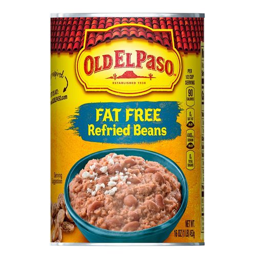 FRIJOLES REFRITOS OLD EL PASO MARCA EXCLUSIVA 453  gr