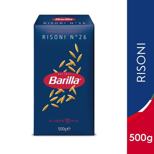 Pasta BARILLA MARCA EXCLUSIVA risoni N°26 (500  gr)