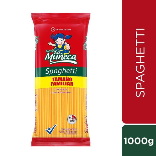 Pasta LA MUNECA spaguetti (1000  gr)