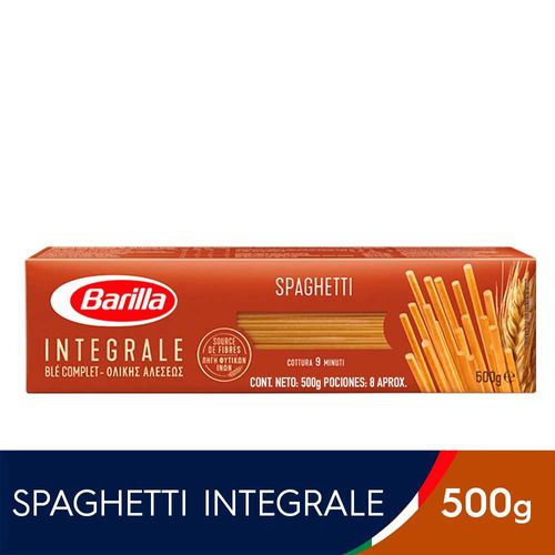 Pasta BARILLA MARCA EXCLUSIVA spaghetti integral (500  gr)