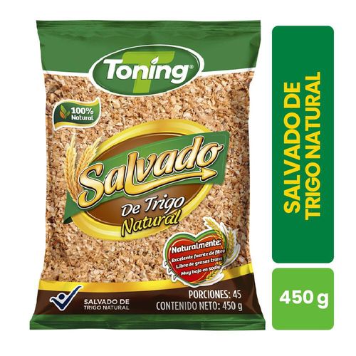 Salvado TONING de Trigo Natural (450  gr)