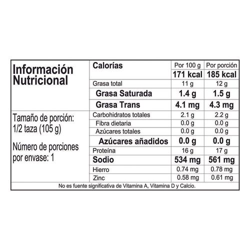 ATUN CHAMPINONES INDIVIDUAL VAN CAMPS 105  gr