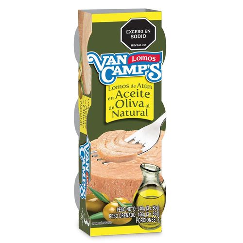 Atún VAN CAMPS En aceite de oliva (156  gr)