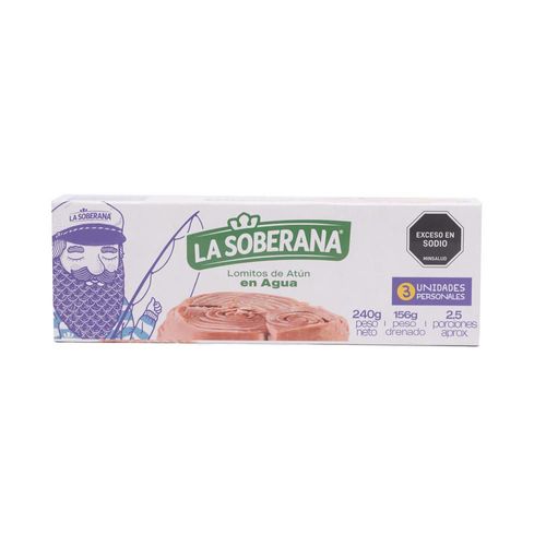 Atún LA SOBERANA En Agua (156  gr)