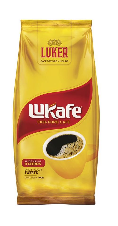 Café LUKAFE fuerte tostado y molido (400  gr)