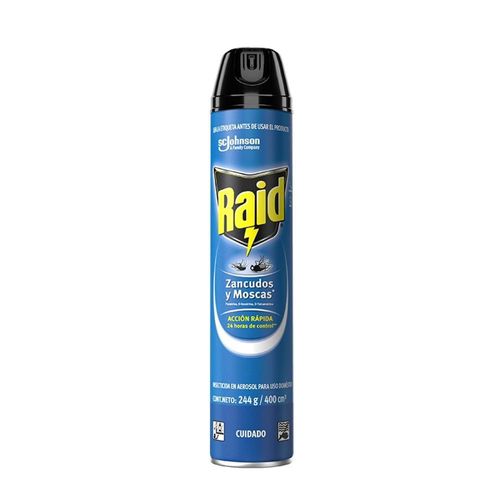 Insecticida Aerosol Mata Insectos Voladores RAID 400  ml