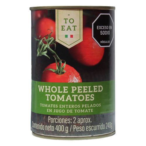 Tomate TO EAT MARCA EXCLUSIVA Enlatado (400  gr)