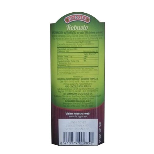 Aceite oliva BORGES  (500  ml)