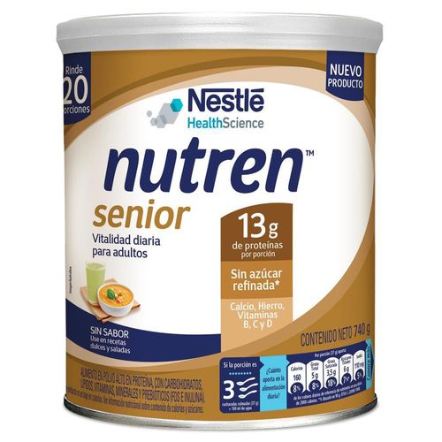 nutren senior polvo NESTLE SIN SABOR (740  gr)