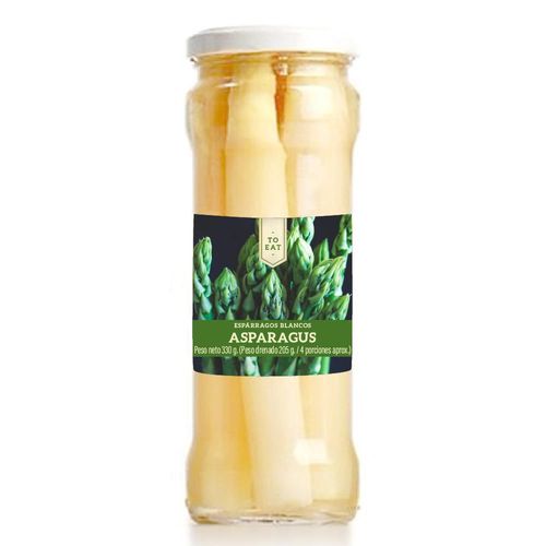 Esparragos Blancos Grande TO EAT MARCA EXCLUSIVA  (205  gr)