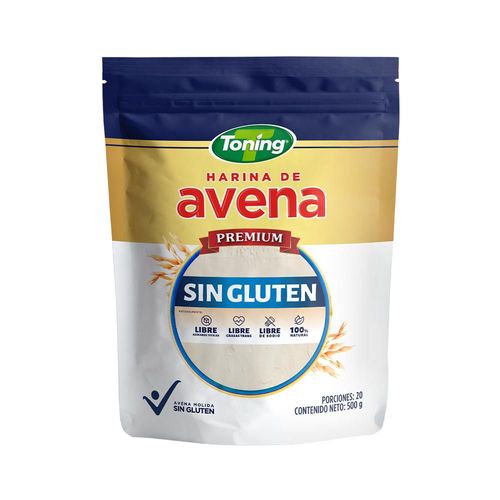 Avena Molida TONING SIN GLUTEN  (500  gr)