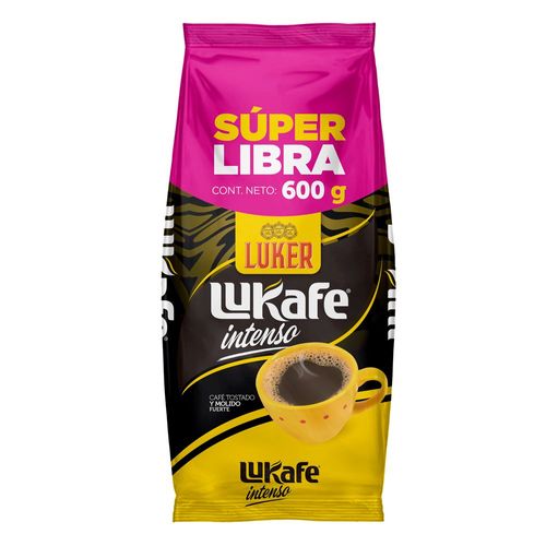 Café LUKAFE tostado y molido intenso (600  gr)