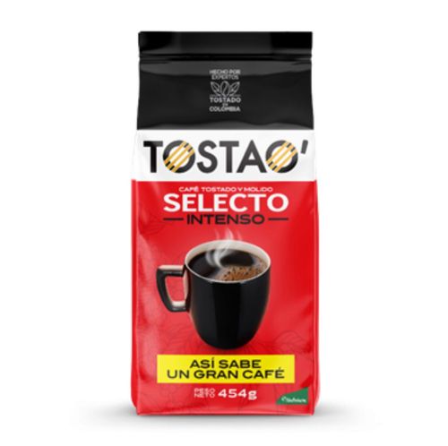 Café TOSTAO intenso tostado y molido (454  gr)