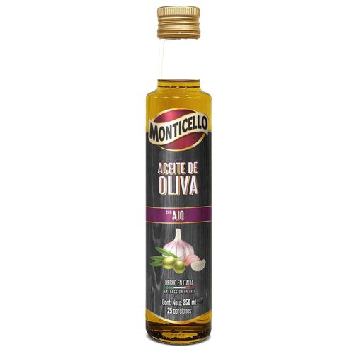 Aceite de Oliva MONTICELLO CON AJO (250  ml)