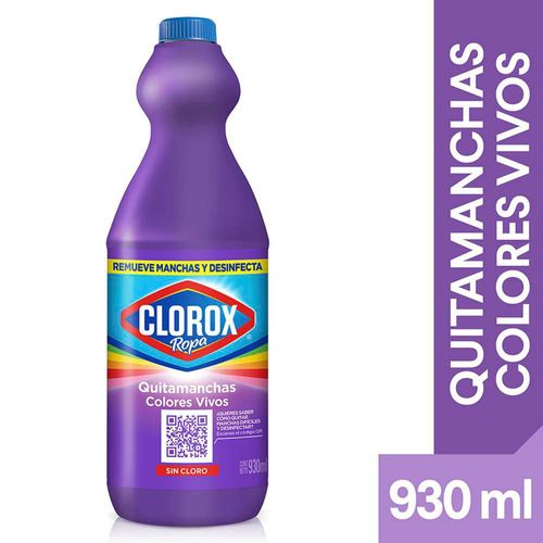 Quitamanchas CLOROX colores vivos (930  ml)