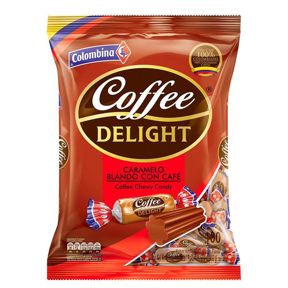 Caramelo Blando De Cafe Coffe Delight X 40 Unids